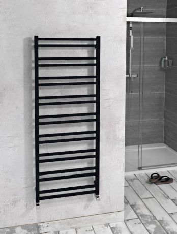 Przejdź do produktu METRO DOS grzejnik łazienkowy 550x1430 mm, czarny mat
