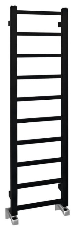 METRO LIGHT grzejnik łazienkowy 400x1140mm, czarny mat