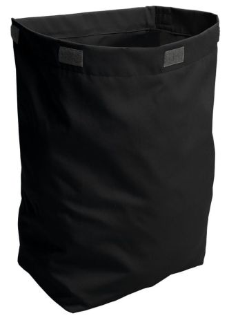 Przejdź do produktu Kosz na bieliznę 310x500x230mm, tkanina, rzep, czarny