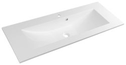 YUKON umywalka kompozytowa 120x45cm, biała