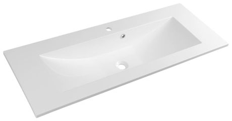Przejdź do produktu YUKON umywalka kompozytowa 120x45cm, biały