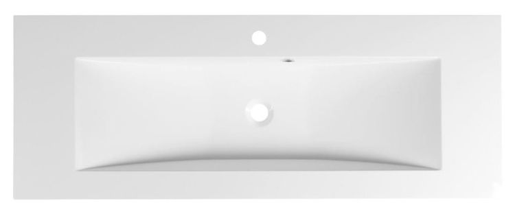 YUKON umywalka kompozytowa 120x45cm, biała