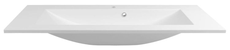 YUKON umywalka kompozytowa 120x45cm, biała