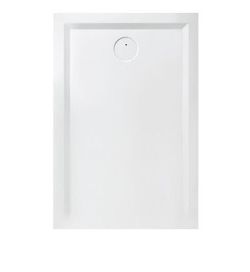 Brodzik prostokątny konglomeratowy 75x100x1,5 cm z syfonem w komplecie Sanplast B-M/SPACE S 645-410-0230-01-000 biały