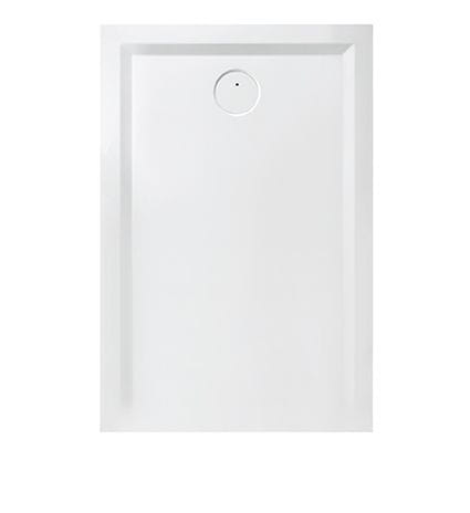 Brodzik prostokątny konglomeratowy 75x100x1,5 cm z syfonem w komplecie Sanplast B-M/SPACE S 645-410-0230-01-000 biały