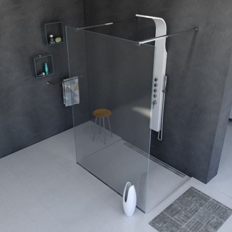 Przejdź do produktu MODULAR SHOWER jednoczęściowa ścianka WALK-IN, 1500mm