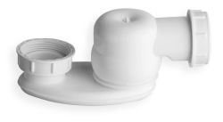 Półsyfon niski 1 1/2", wysokość 42mm, biały
