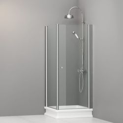 Kabina prysznicowa Retro 80x80 cm Kerasan 9161T0 chrom