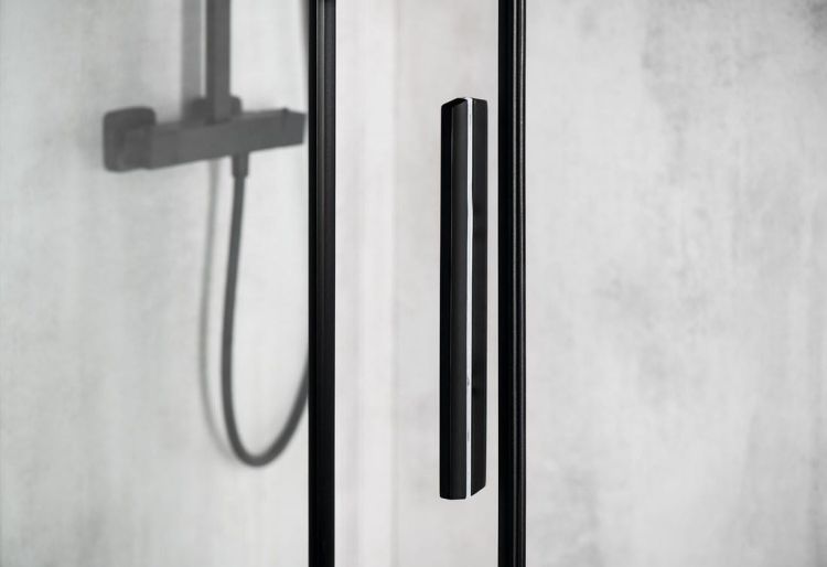ALTIS LINE BLACK prostokątna kabina prysznicowa 1100x900 mm, wariant L/P