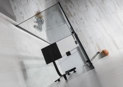 ALTIS LINE BLACK prostokątna kabina prysznicowa 1500x900 mm, wariant L/P