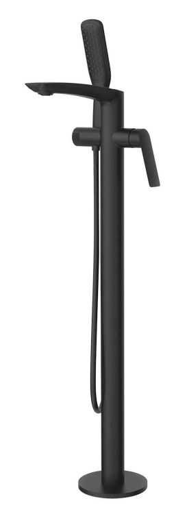 Bateria wannowa podłogowa wolnostojąca 84,5 cm Vedo Desso Nero VBD4008CZ czarny mat