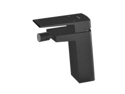 Bateria bidetowa 13,5 cm z korkiem klik-klak Vedo Sette Nero VBS7002CZ/C czarny mat