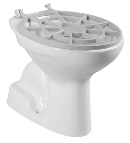 Przejdź do produktu Komora gospodarcza stojąca z rusztem 36x54cm, dolny odpływ, biały