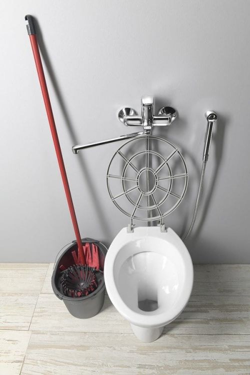 Zlew ceramiczny stojący z rusztem 36x54 cm, odpływ pionowy, biały