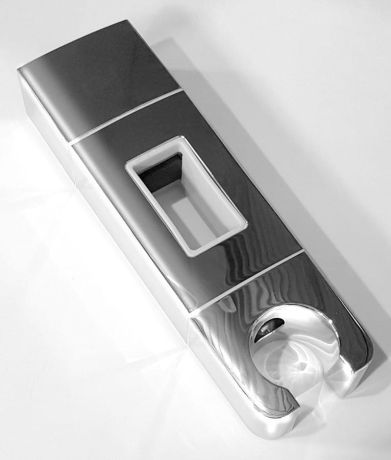 Przejdź do produktu Zapasowy suwak do drążka prysznicowego 30x15mm, ABS/chrom