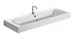 Umywalka naszafkowa 100x45 cm Kerasan Cento 358301 biały połysk