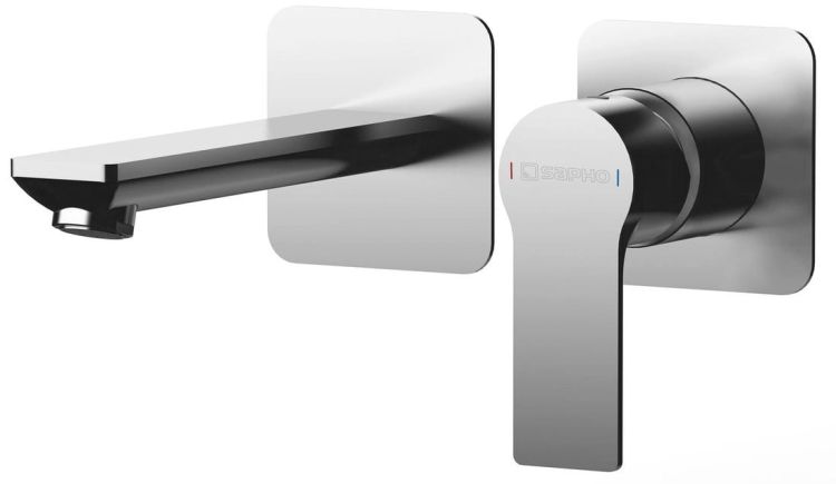 PAX bateria umywalkowa podtynkowa, chrom