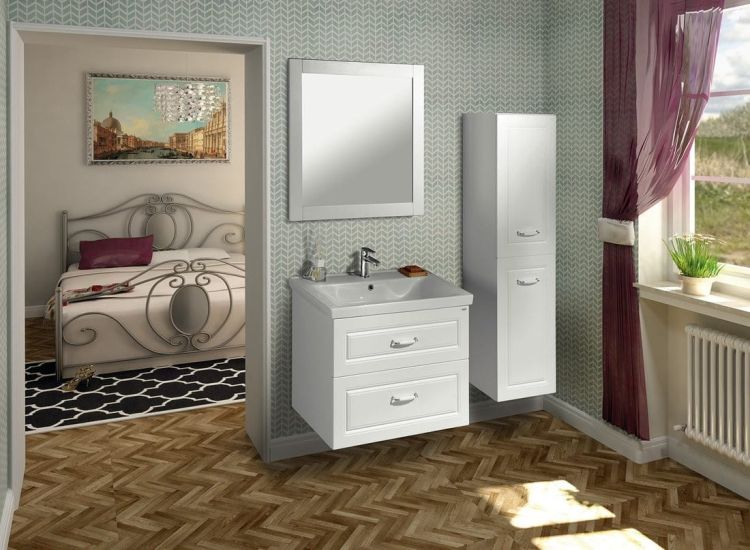 FAVOLO szafka umywalkowa 86,5x60x44,6 cm, biały mat