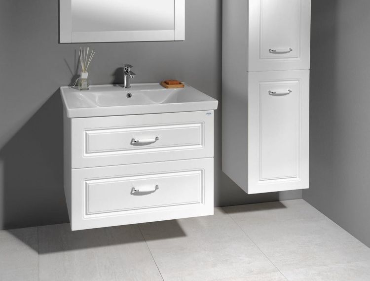 FAVOLO szafka umywalkowa 86,5x60x44,6 cm, biały mat