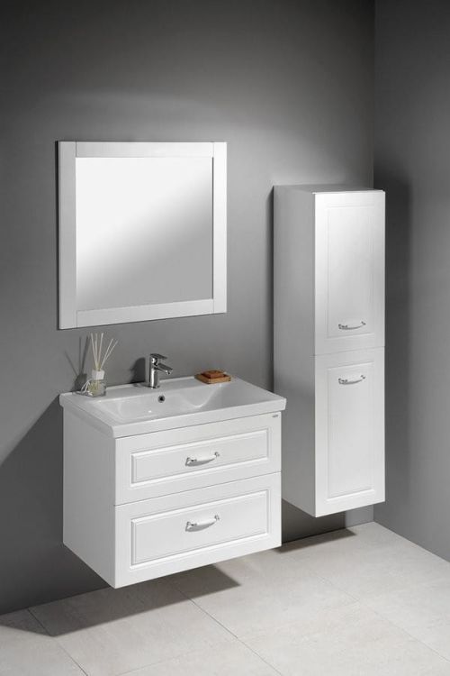 FAVOLO szafka umywalkowa 86,5x60x44,6 cm, biały mat