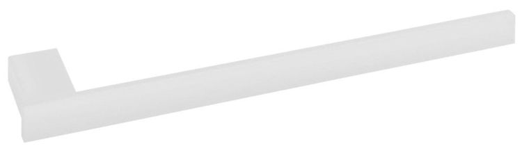 BELLA wieszak na ręcznik na bok szafki 400x25x70mm, biały