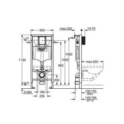stelaż Grohe Rapid SL Fresh 39058000