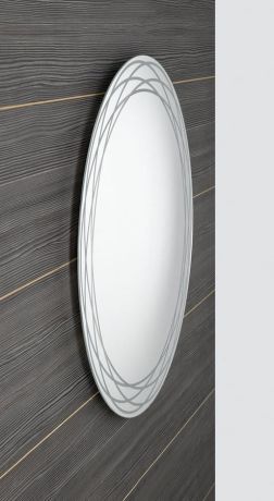 Przejdź do produktu RINGO lustro z podświetleniem LED i wzorem, okrągłe, średnica 80cm