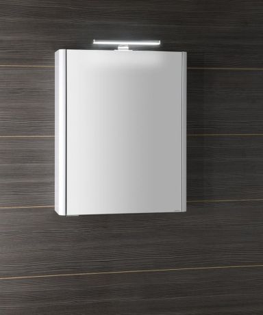 Przejdź do produktu LUCIE szafka z lustrem z oświetleniem LED, 55x70x17cm, biała