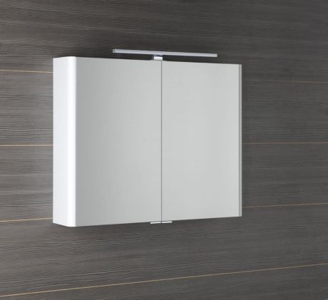 Przejdź do produktu LUCIE szafka z lustrem z oświetleniem LED, 86x70x17cm, biała