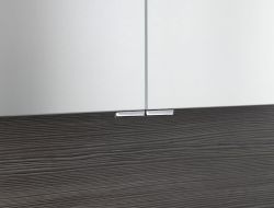 LUCIE szafka z lustrem z oświetleniem LED, 106x70x17cm, biała