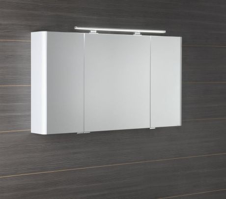 Przejdź do produktu LUCIE szafka z lustrem z oświetleniem LED, 126x70x17cm, biała