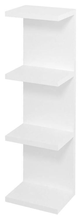 RIWA regał 20x70x15cm, biały połysk
