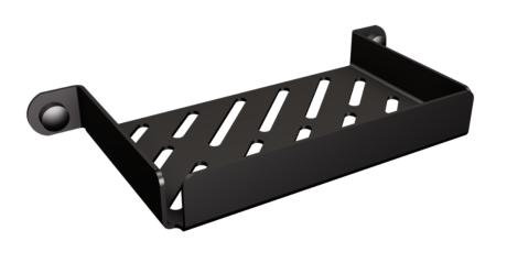 Przejdź do produktu Ażurowa mydelniczka 16x2x8 cm czarny mat Andex Technic 307/NG