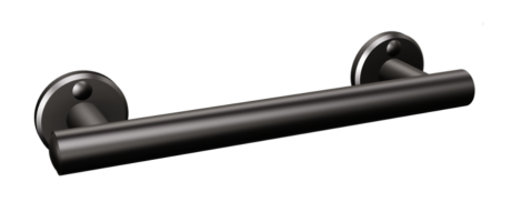 Przejdź do produktu Uchwyt prysznicowy prosty dla osób niepełnosprawnych  ANDEX 023/NG czarny mat