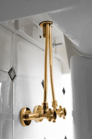 Przejdź do produktu Łącznik, rurka z gwintem 10mm-M10x1, 30 cm, złoto