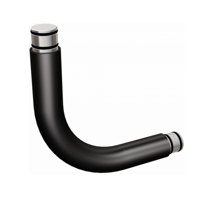 Uchwyt łącznikowy kątowy dla osób niepełnosprawnych ANDEX 806/NG czarny mat