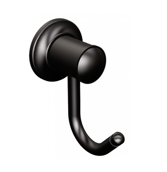 Wieszak 1-hakowy czarny mat ANDEX 009/NG