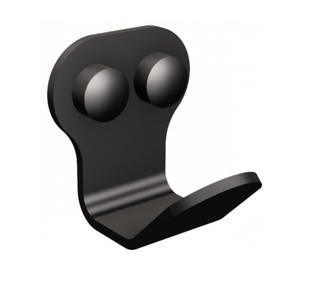 Przejdź do produktu Wieszak 1-hakowy czarny mat ANDEX Technic 327/NG