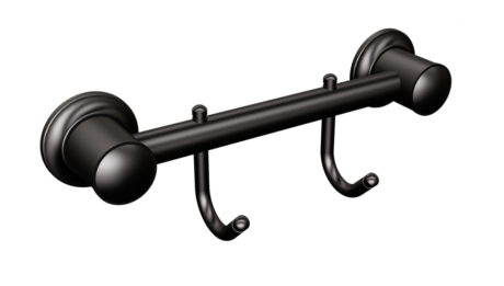 Przejdź do produktu Wieszak 2-hakowy czarny mat ANDEX 008/NG