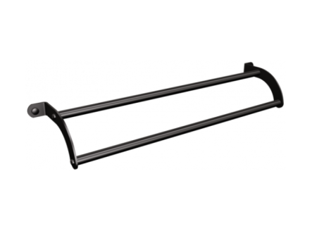 Przejdź do produktu Wieszak na ręczniki 2-rurkowy 50 cm czarny mat Andex Technic 302/NG