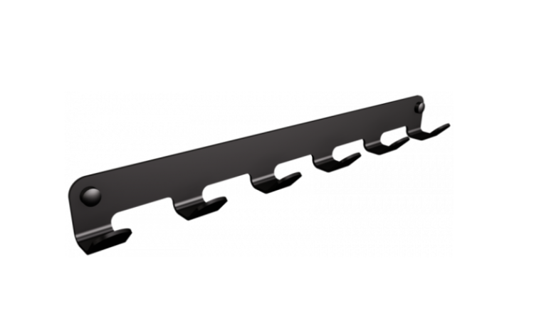 Wieszak 6-hakowy czarny mat ANDEX Technic 329/NG