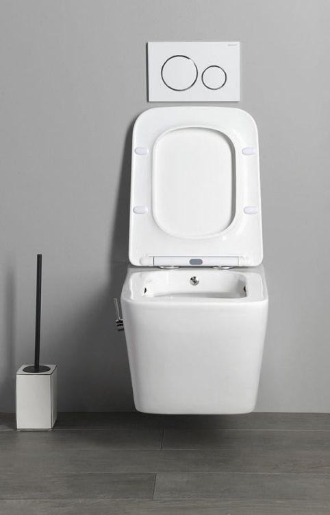 PORTO RIMLESS deska WC slim, duroplast