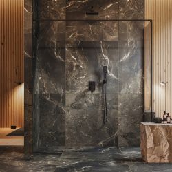MARINA kabina prysznicowa typu walk-in, 90 cm