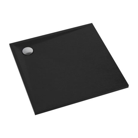 Przejdź do produktu STONE brodzik prysznicowy kwadratowy ze strukturą kamienia, 80 x 80 cm