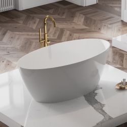 SIENA wanna wolnostojąca Marble+, 161 x 81 cm