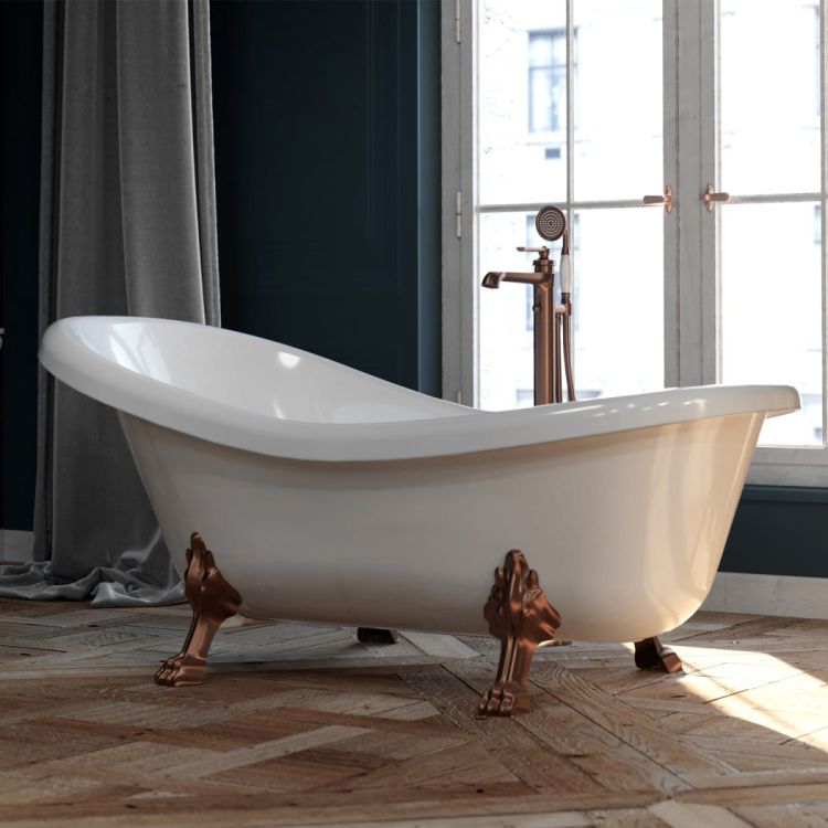 ATENA COMFORT wanna wolnostojąca Marble+, 175 x 82 cm