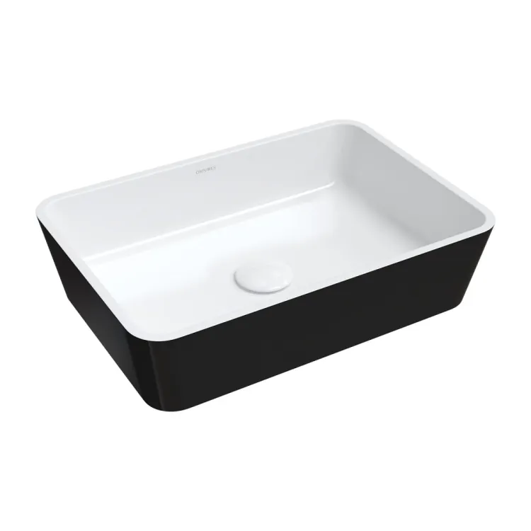 PARMA umywalka nablatowa Marble+, 50 x 35 cm