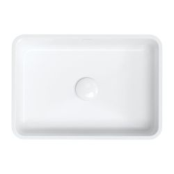 PARMA umywalka nablatowa Marble+, 50 x 35 cm