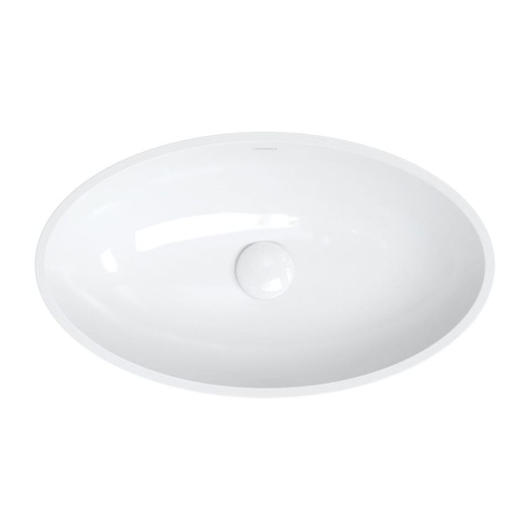 SIENA umywalka nablatowa Marble+, 60 x 35 cm