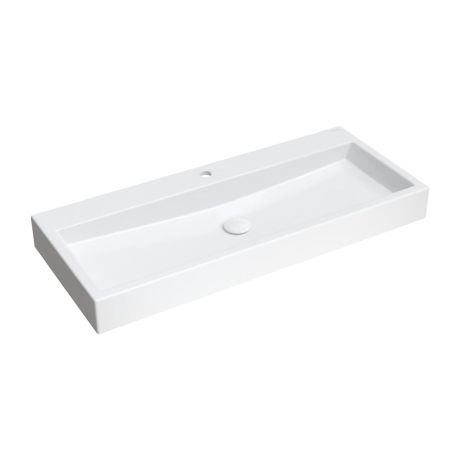 Przejdź do produktu THASOS M+ umywalka nablatowa/wisząca, 100 x 42 cm